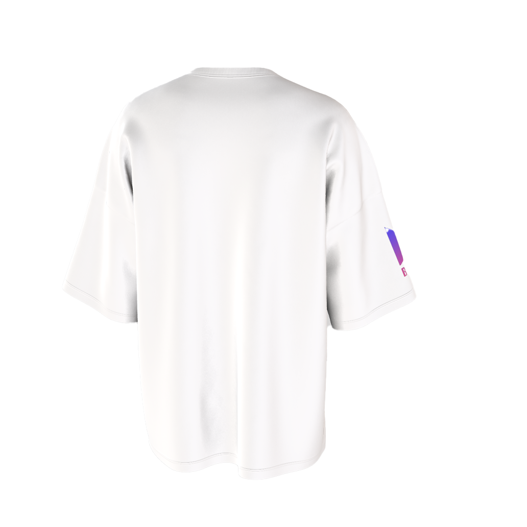 Oversized BTS Art Print Drop Shoulder T-Shirt