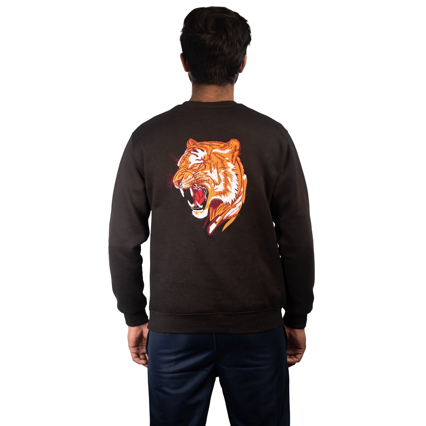 Black Signature Tiger Sweatshirt