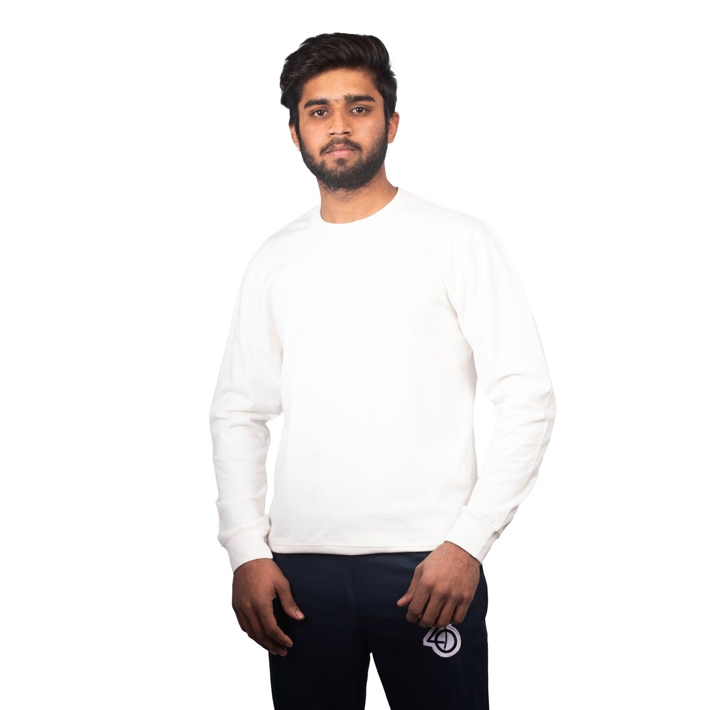 Plain White Sweatshirt