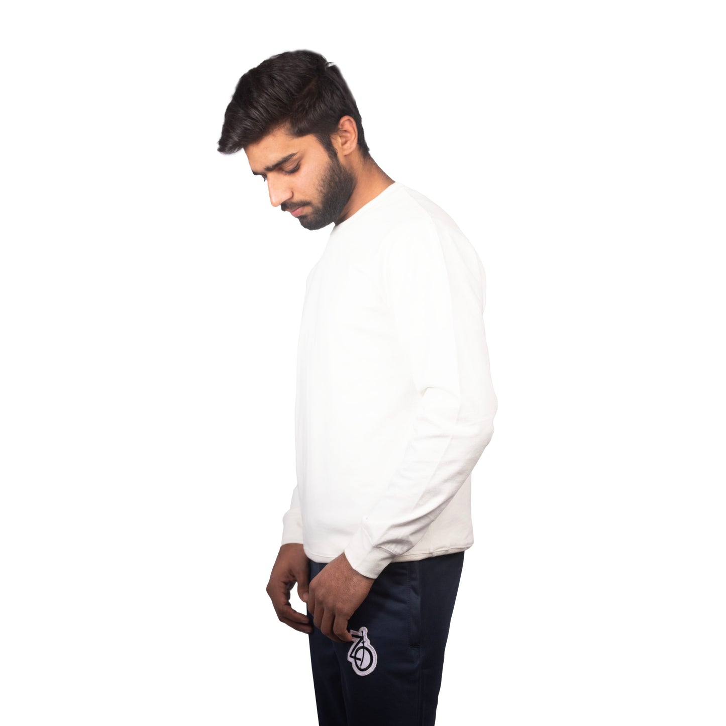 Plain White Sweatshirt