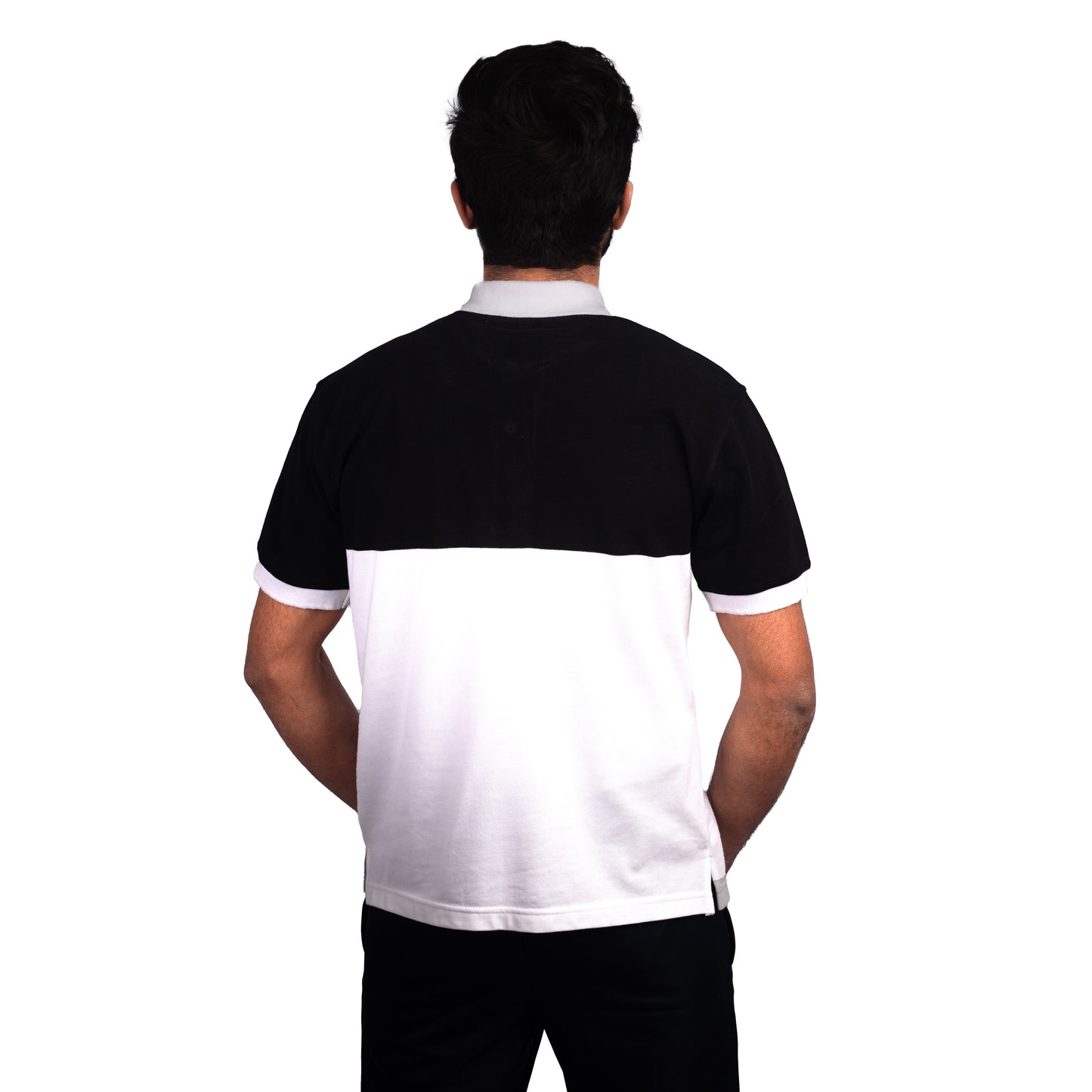 Black & White Polo T-Shirt