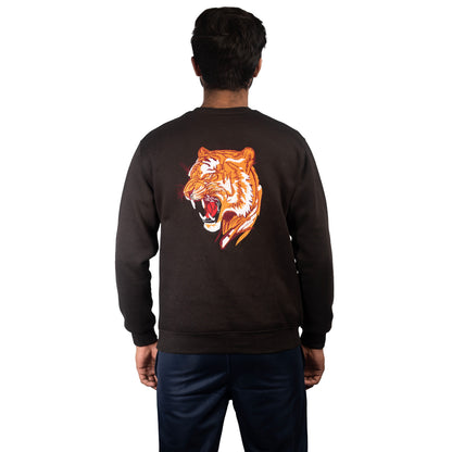 Black Signature Tiger Sweatshirt