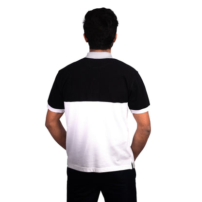 Black & White Polo T-Shirt
